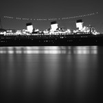 The Queen at night